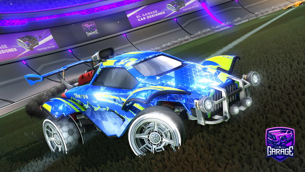 A Rocket League car design from tommy4216