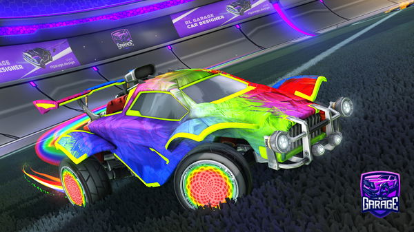 A Rocket League car design from fer1406