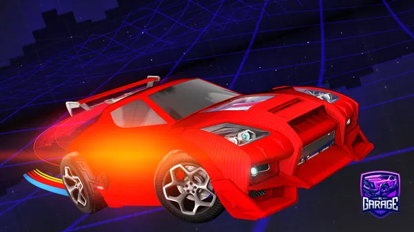 A Rocket League car design from Mazda3