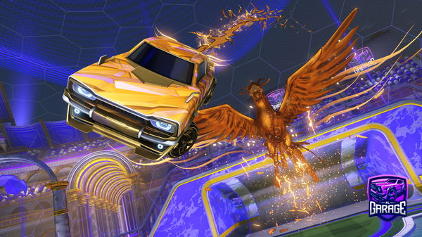 A Rocket League car design from Chugarson