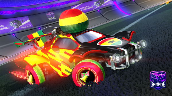 A Rocket League car design from Csy