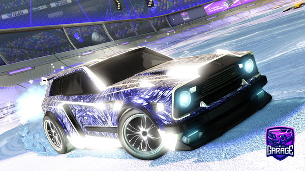 A Rocket League car design from 2K26