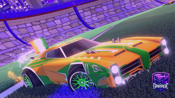 A Rocket League car design from CapyYt