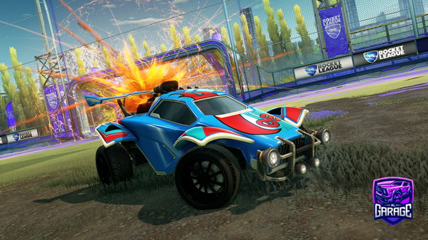 A Rocket League car design from NICOLALA