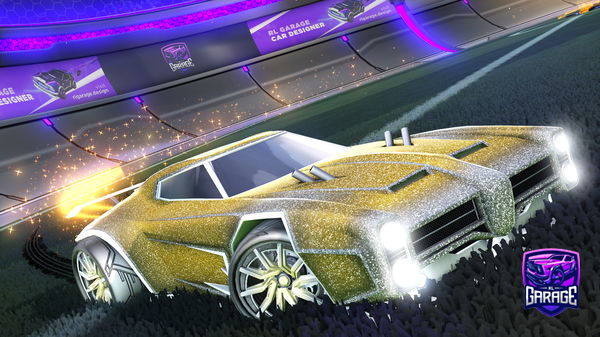 A Rocket League car design from superchitarra