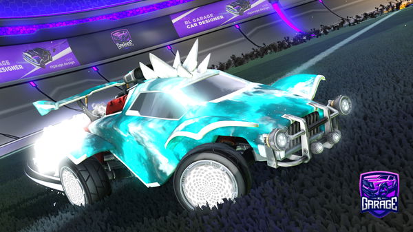 A Rocket League car design from TrueCarter1YT