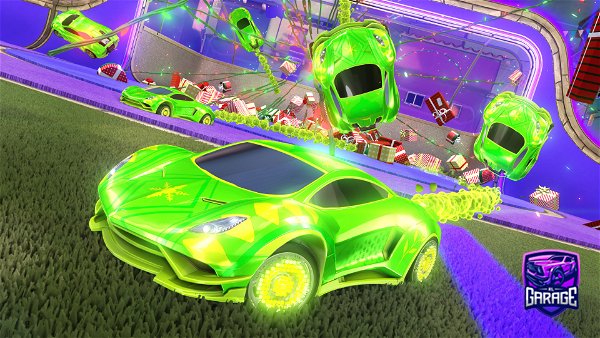 A Rocket League car design from tradepleasethanks