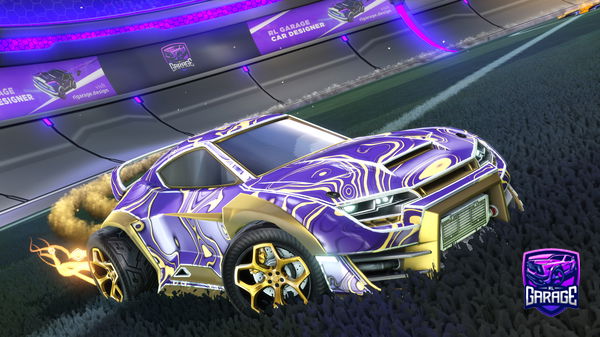 A Rocket League car design from Kazzui