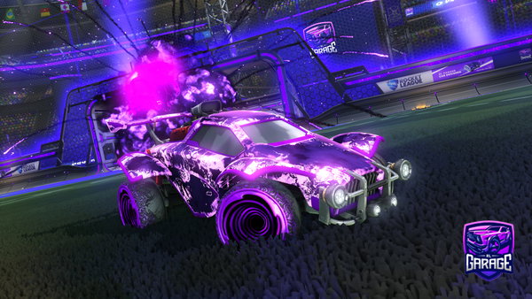 A Rocket League car design from Crusader7_