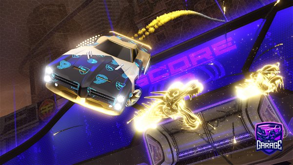 A Rocket League car design from ticklParty