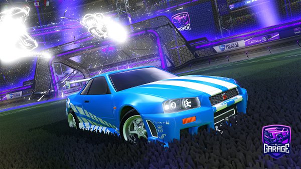 A Rocket League car design from Msg_first_here______