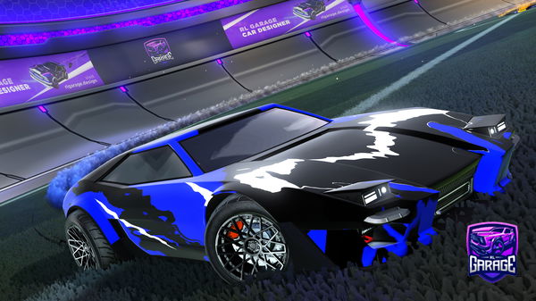 A Rocket League car design from poobum