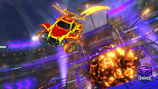 A Rocket League car design from XxHW09xX