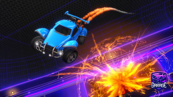 A Rocket League car design from ffboy