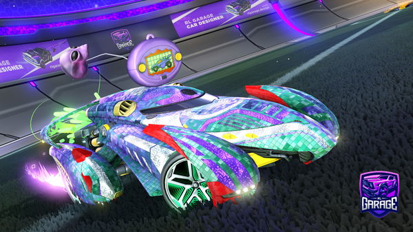 A Rocket League car design from Elr0nd