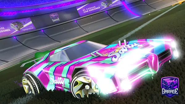 A Rocket League car design from cartermcg229
