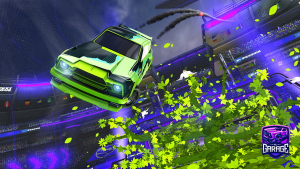 A Rocket League car design from Hiyokamiii