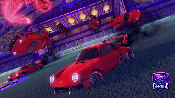 A Rocket League car design from HogginWaffle