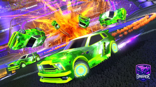 A Rocket League car design from Alz7