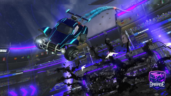 A Rocket League car design from Icemanflood