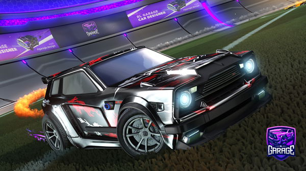 A Rocket League car design from Jayzak333