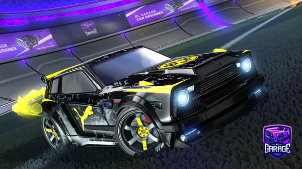 A Rocket League car design from WallabyWill