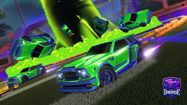 A Rocket League car design from greenie91_YT