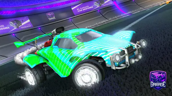 A Rocket League car design from harveywellybob