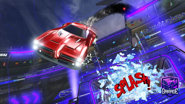 A Rocket League car design from boatfish