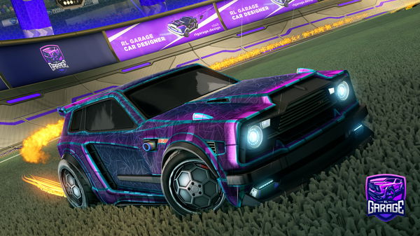A Rocket League car design from FrostiNien
