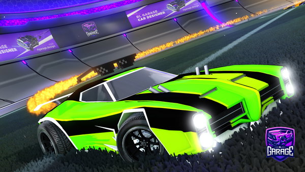 A Rocket League car design from m4zx
