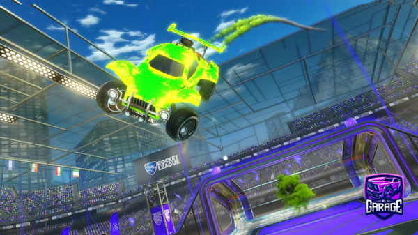 A Rocket League car design from tabon