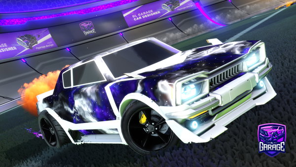 A Rocket League car design from ashrafameer