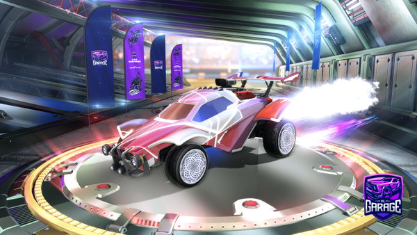 A Rocket League car design from Rl_flamingo