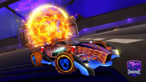 A Rocket League car design from irosario78