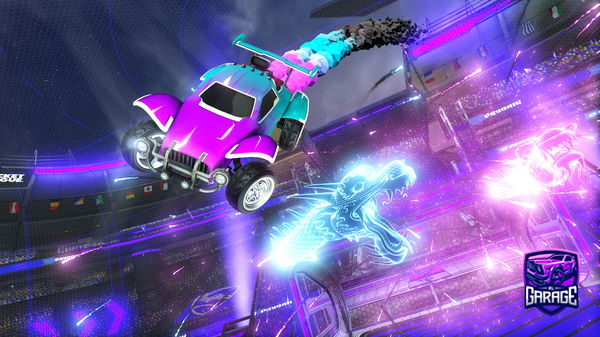 A Rocket League car design from ECHO_QYUBI