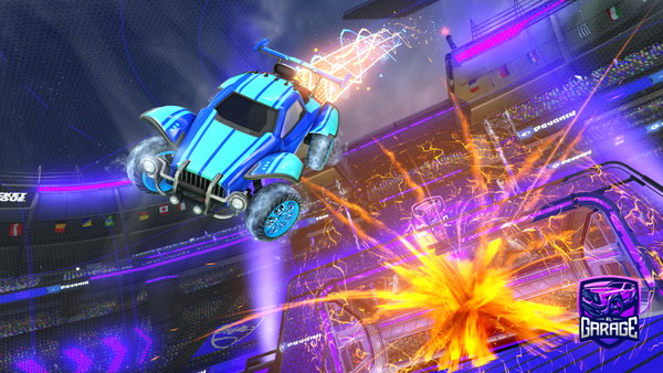 A Rocket League car design from Boublex10