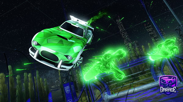 A Rocket League car design from Gyaradosing