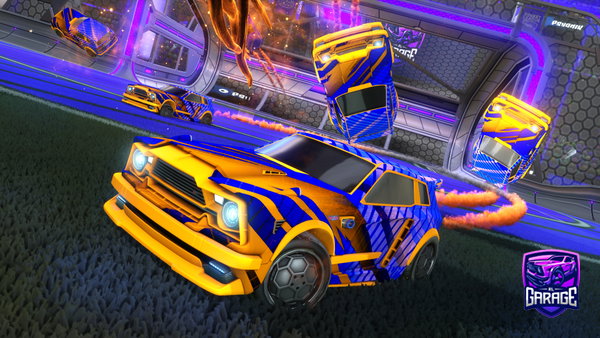 A Rocket League car design from ishaq_k06