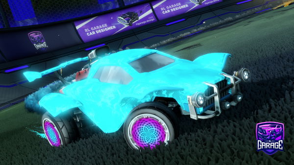 A Rocket League car design from Voi1dzxxx