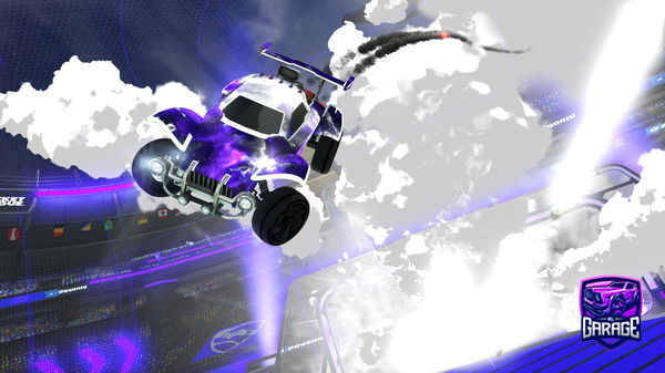 A Rocket League car design from GalaxyWaffle49