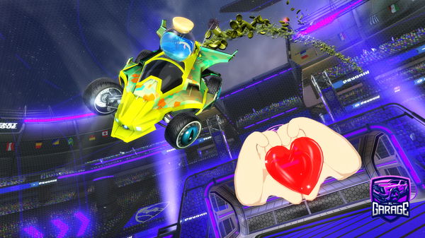 A Rocket League car design from jasspy