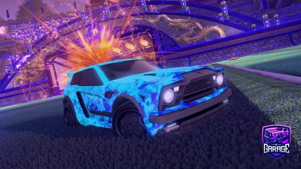 A Rocket League car design from Keviitv