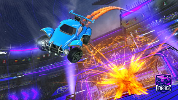 A Rocket League car design from goatttttt