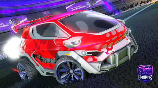 A Rocket League car design from Golden_Haze19
