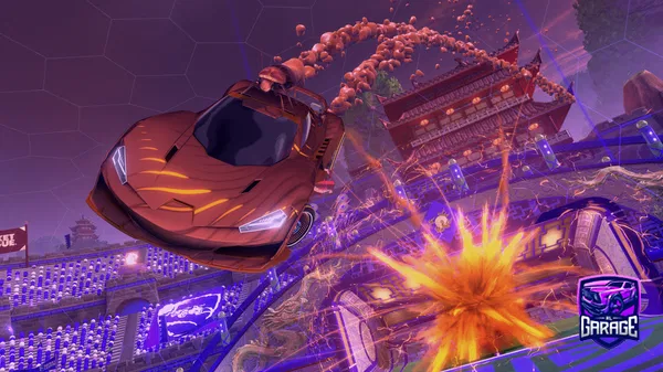 A Rocket League car design from TwNUFC