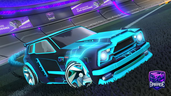 A Rocket League car design from 040_Amy