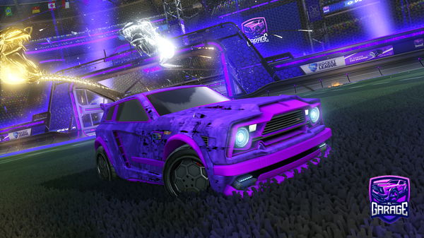A Rocket League car design from Xvlada16