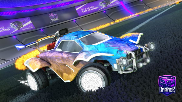 A Rocket League car design from drk_Oscarblaze89