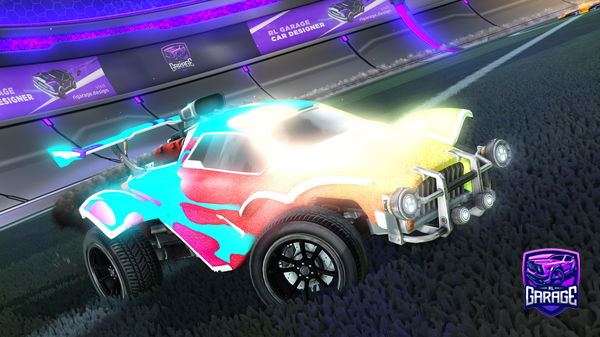 A Rocket League car design from Animo_rl